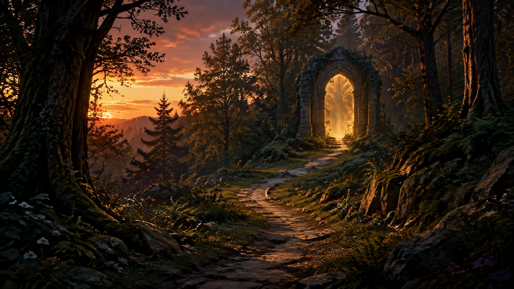 Glowing Path Reveal