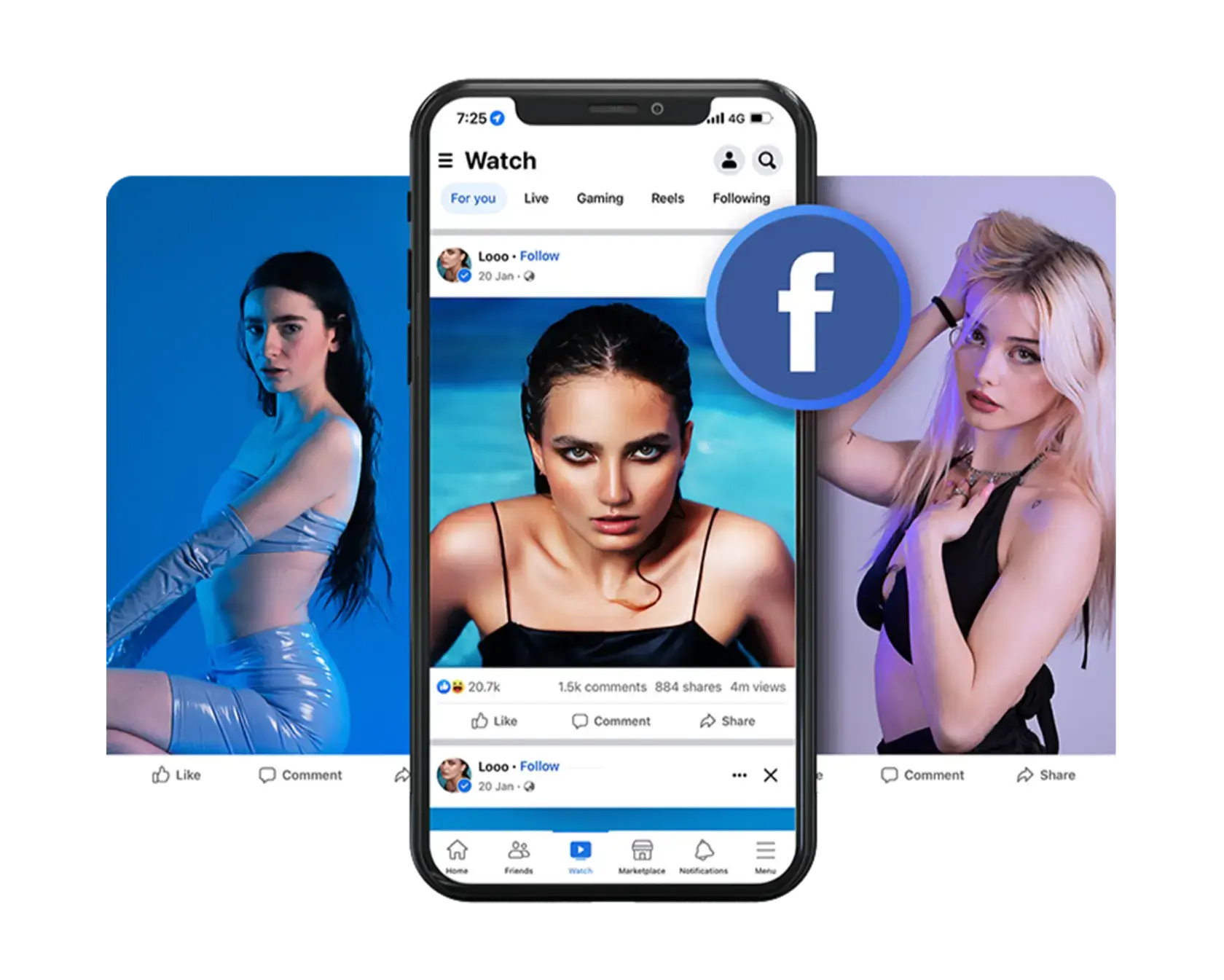 Facebookのビデオカバーメーカー