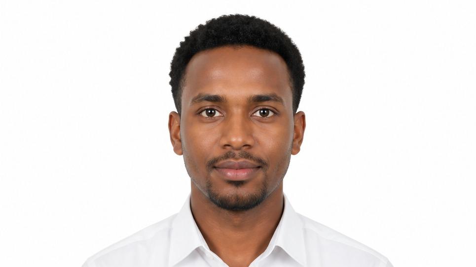 Foto formato passaporto Richiesta per Gemelli AI - Sfondo bianco bilanciato