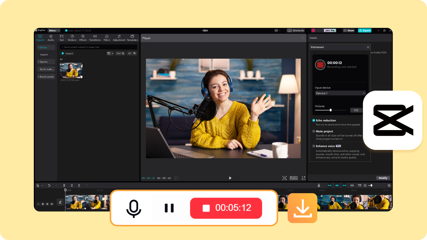 Voice Recorder Download para sa PC - Simulan ang Pagre-record ng Audio Ngayon