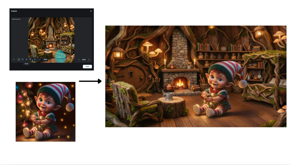 Funzione di modifica interattiva in Dreamina