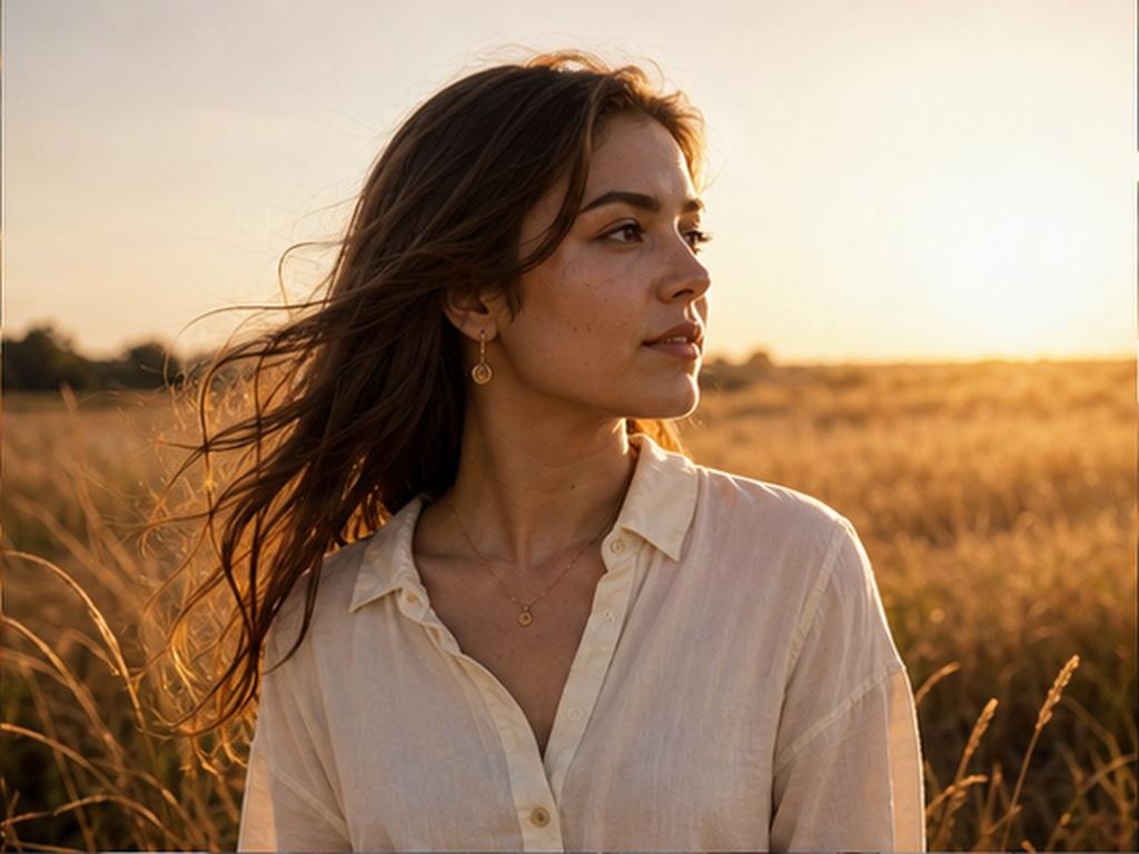Prompt Seen DP prompt example 2 - Golden-hour outdoor DP