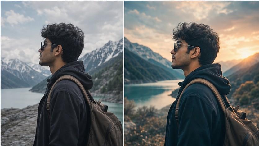 Gemini IA Photo Editor Prompt exemplo 4