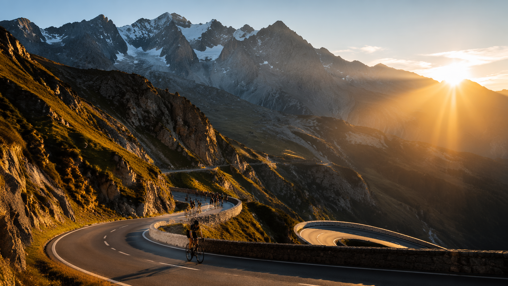 Dreamina Tour de France AI prompts prompt example 3: Countryside Peloton