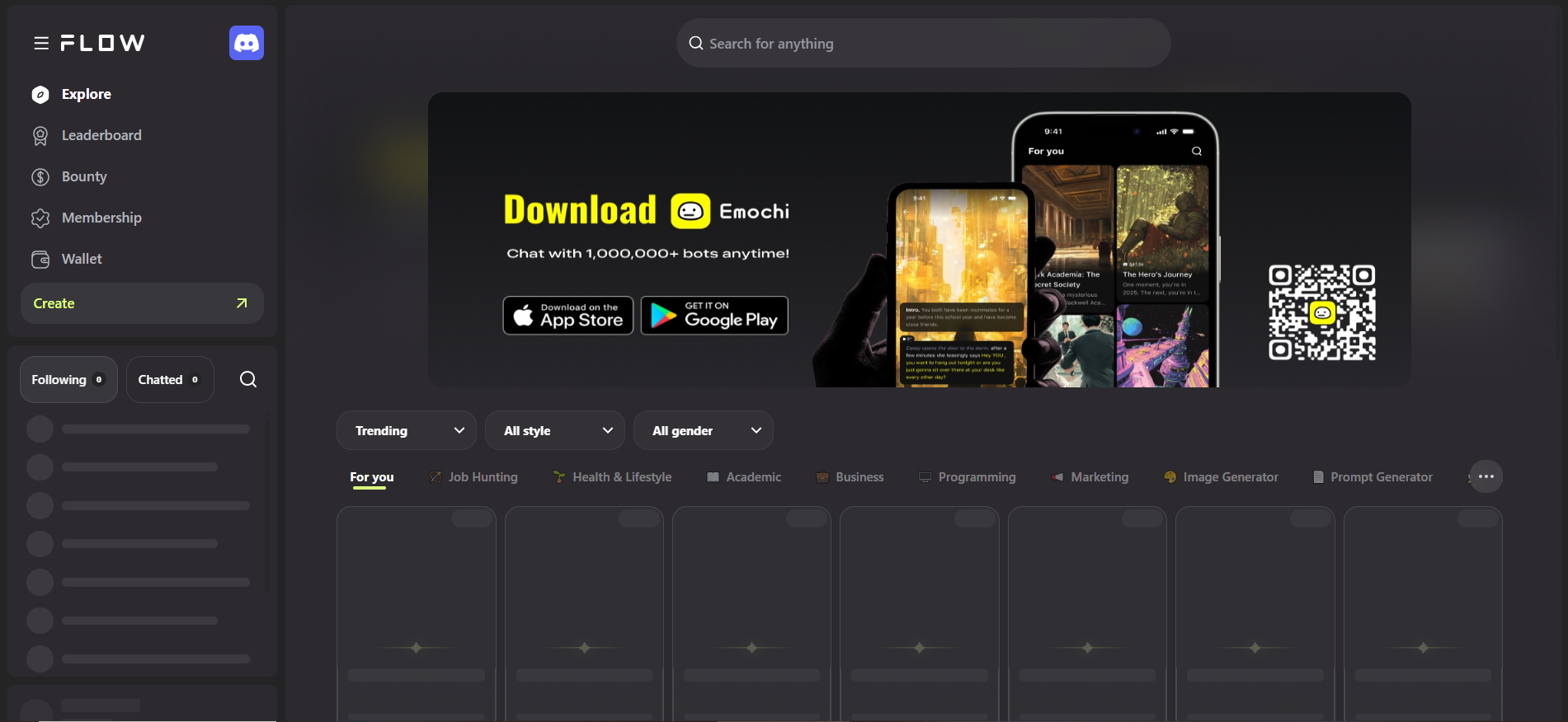 Homepage ng FlowGPT