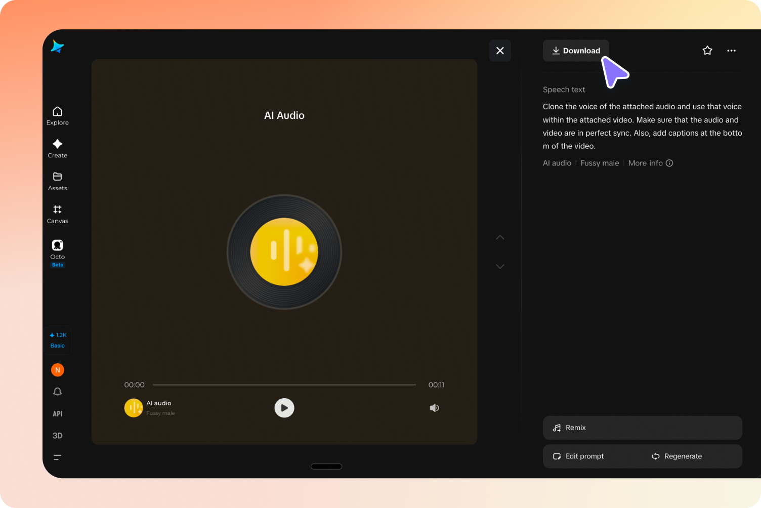 Review, refine, and download