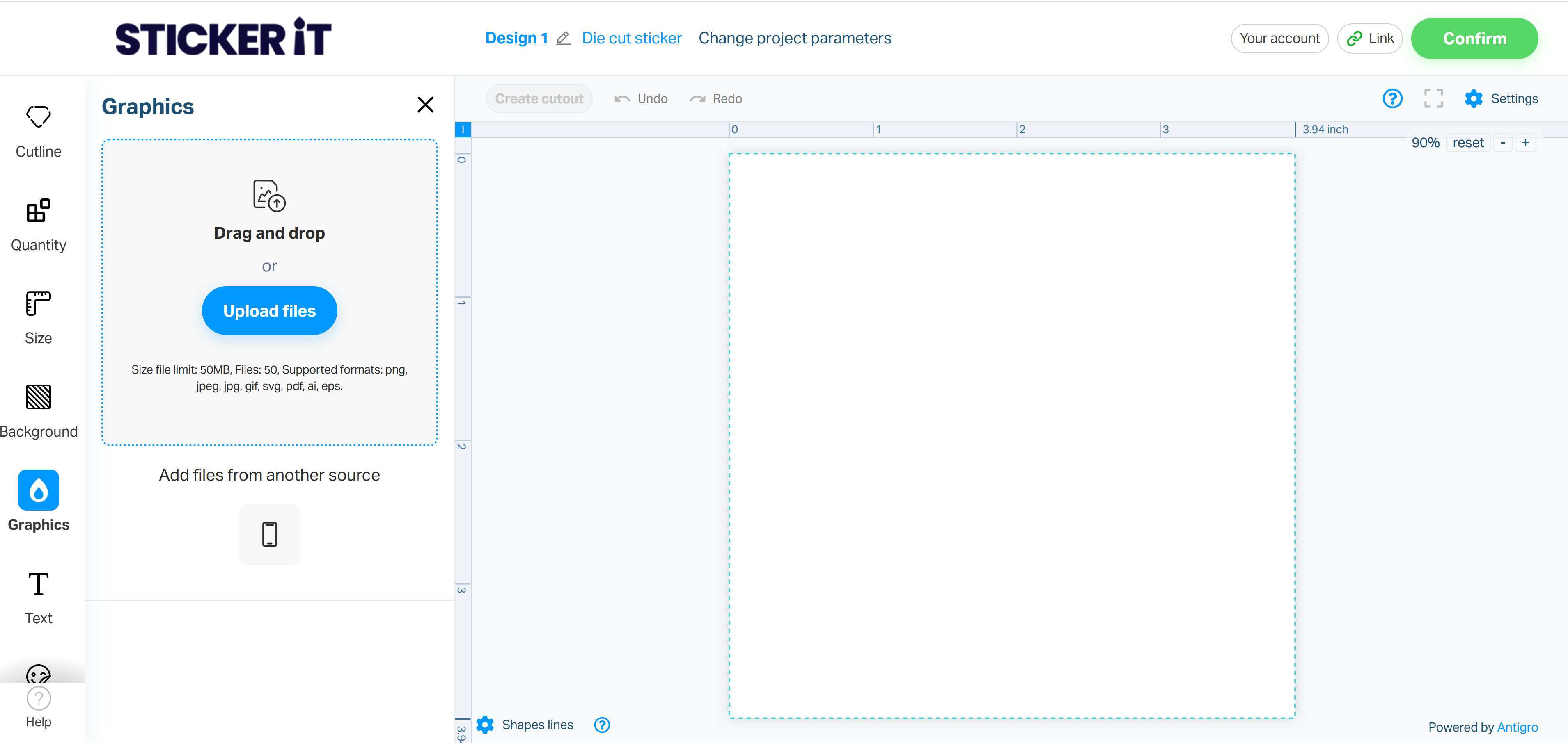 StickerIT grafische editor