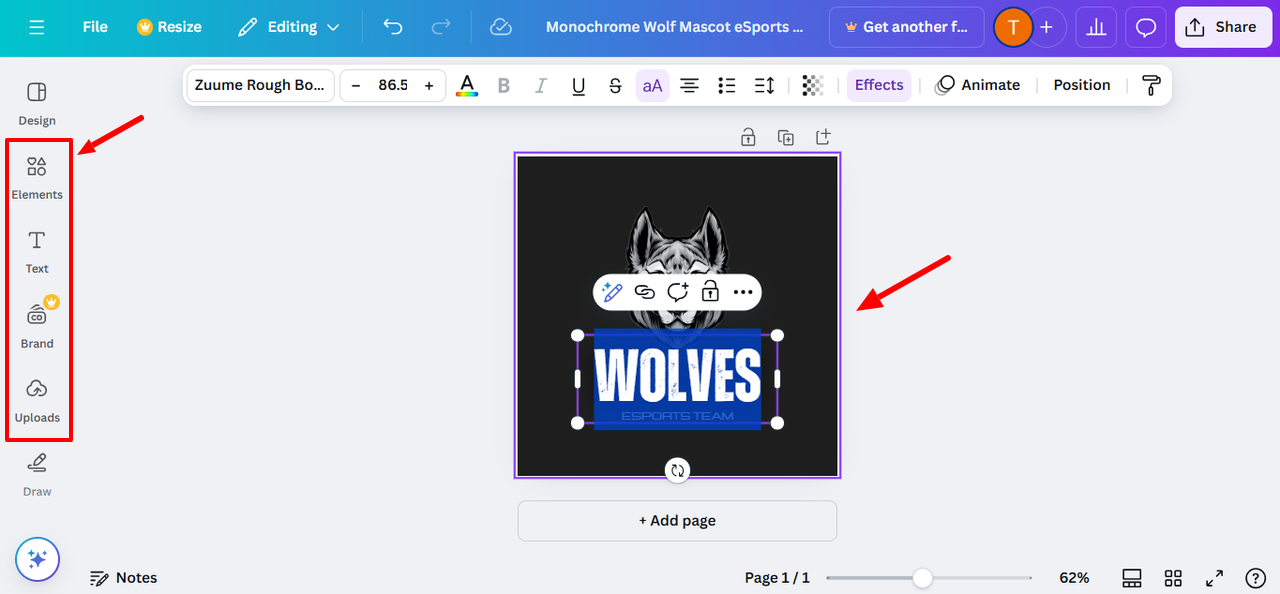 Customize your template