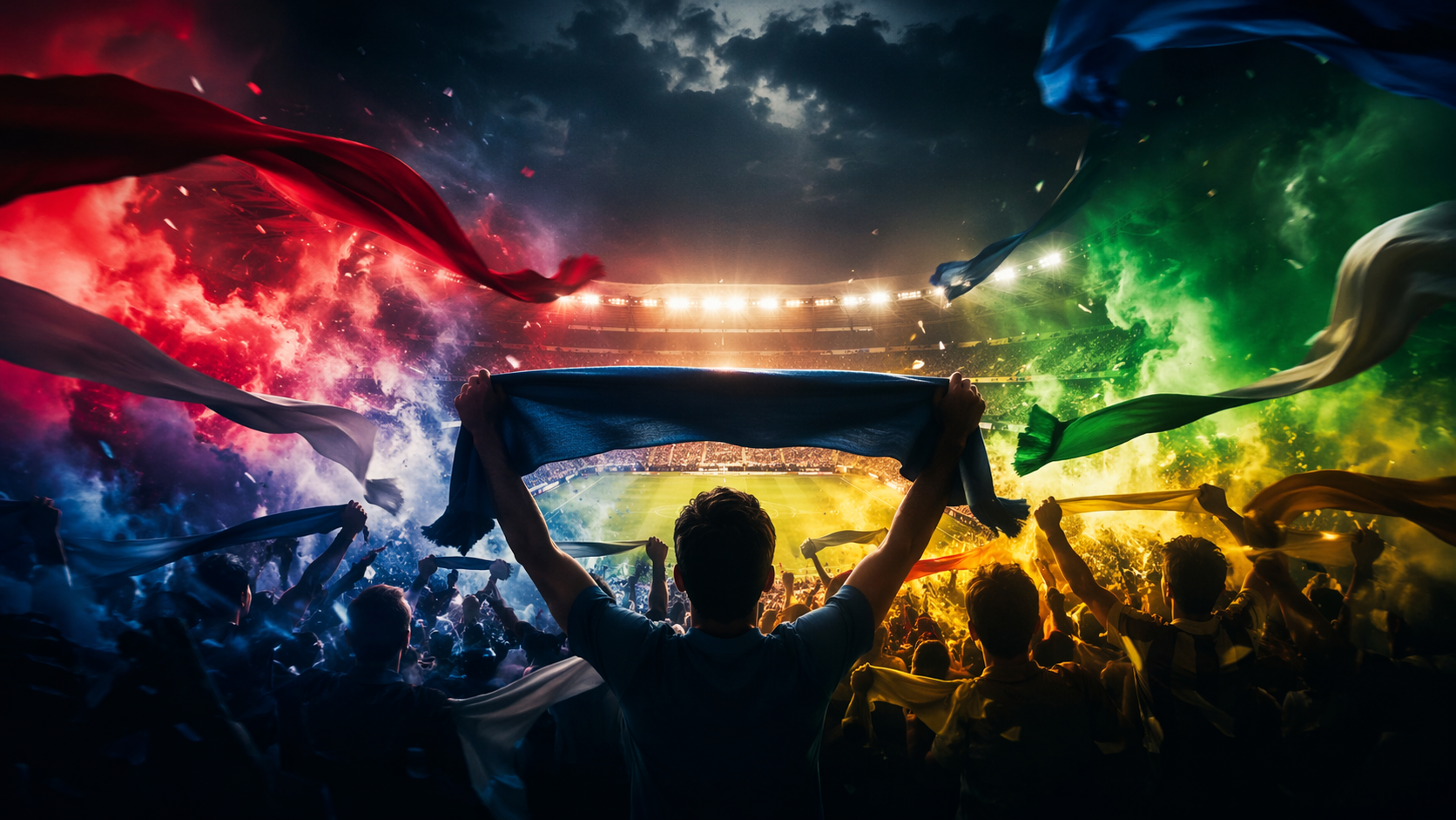 Dreamina fifa world cup 2026 Viertelfinale Prompt Prompt Beispiel 3: Global Fan Energy Prompt