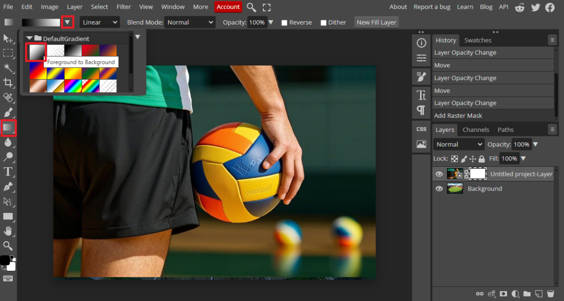 Add image on image online