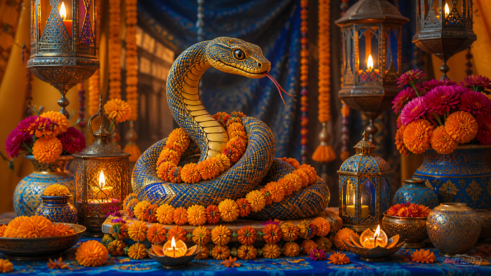 prompt visto nag panchami eroe immagine