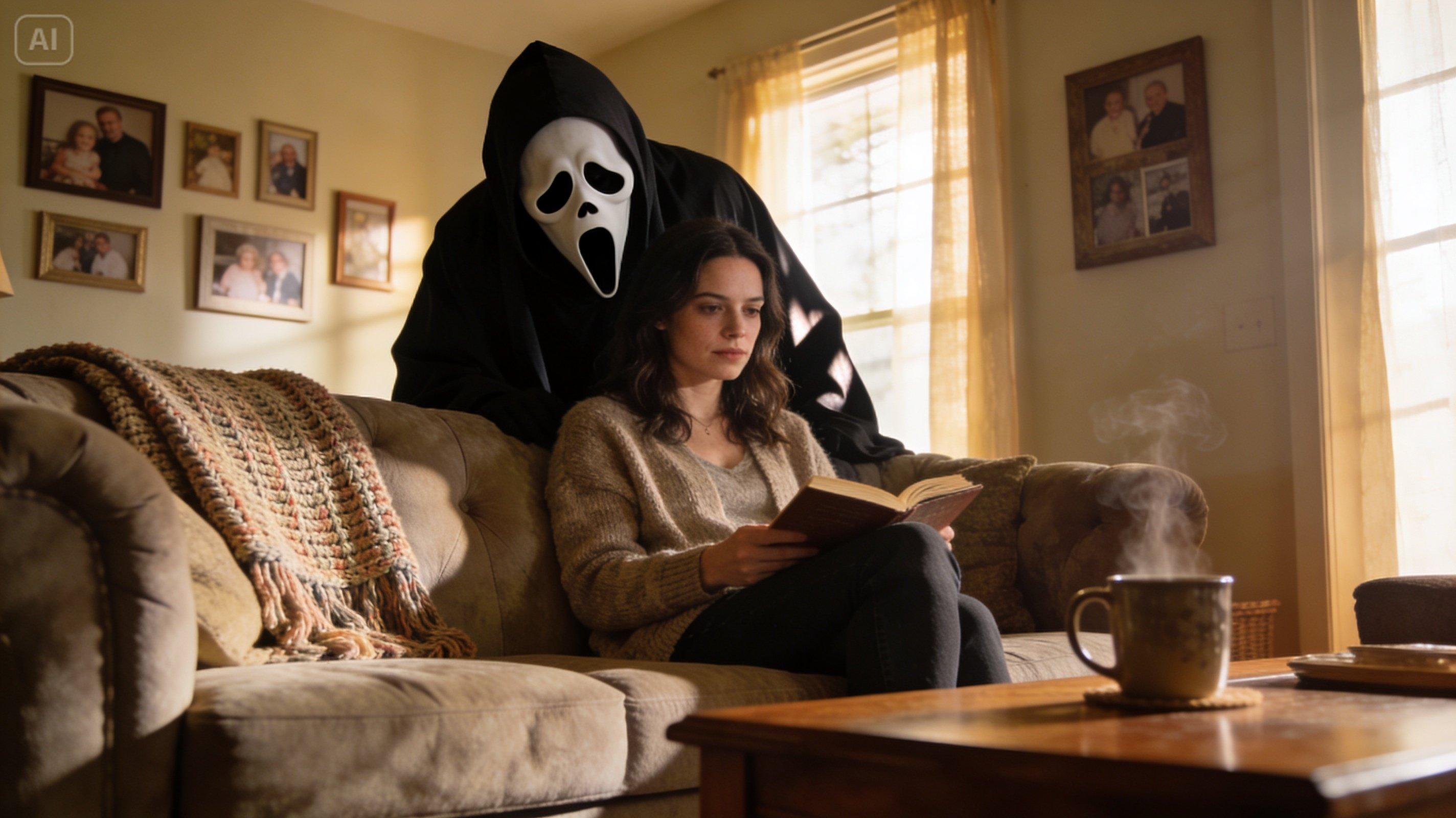 Generare Ghostface & Horror AI Foto | Google Gemini AI Prompts & Styles