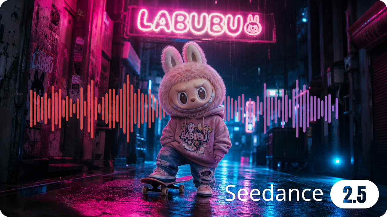 Perfect audio sync and sounds with Seedance 2.5