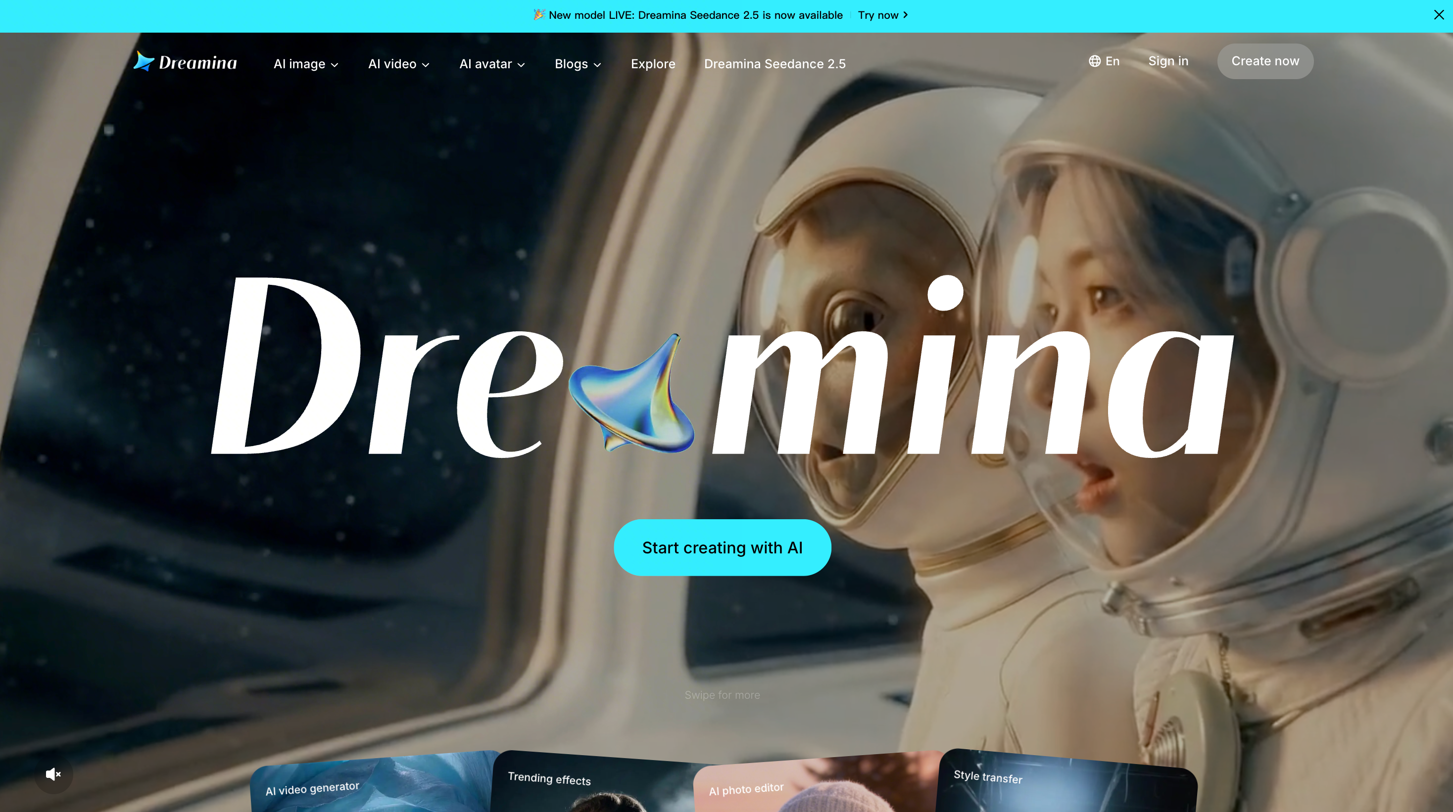 Dreamina: am besten für referenzgesteuerte Steuerung und Verfeinerung im Arbeitsbereich