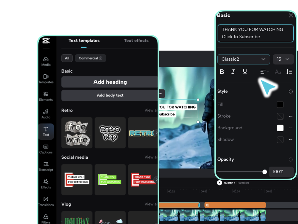 Add Animated Text
