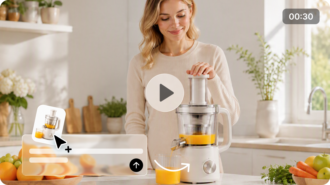 Verwandeln Sie ein Produktfoto in eine 30-Sekunden-Werbung mit R2V