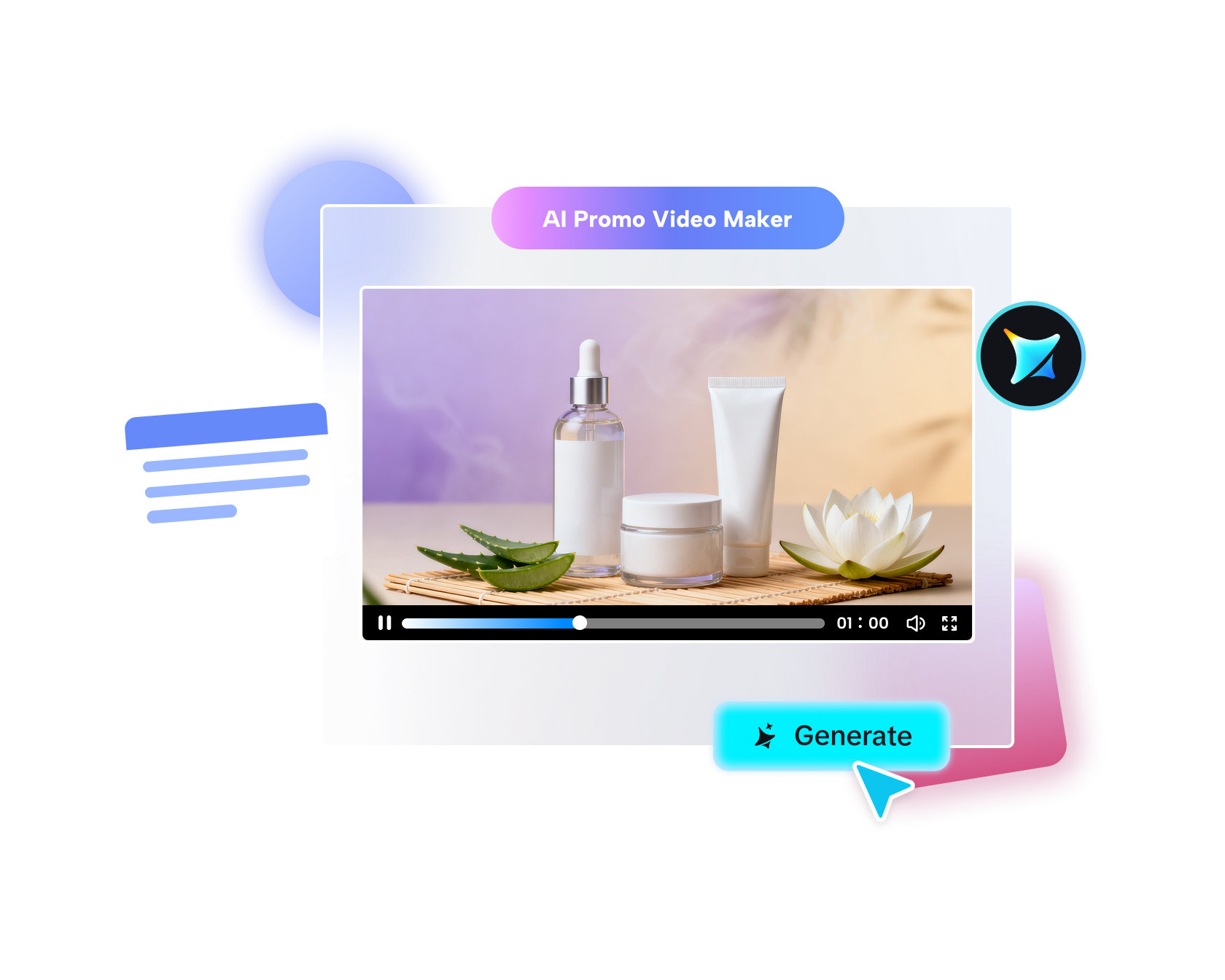 Creator gratuit de videoclipuri promoționale AI