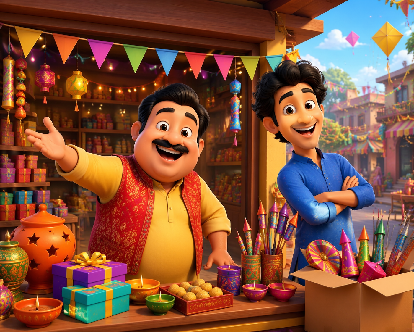 Promosi toko Dreamina Motu Patlu AI video prompt hero image