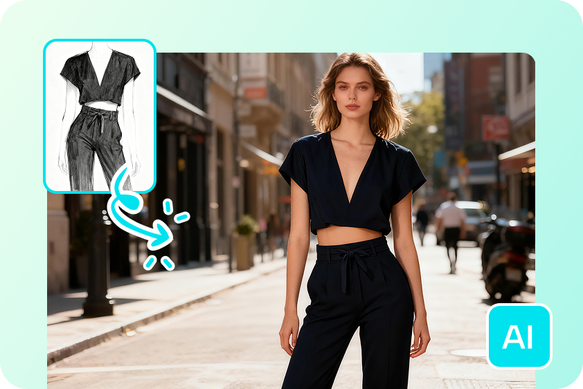 Créer un aperçu numérique de modèles de mode