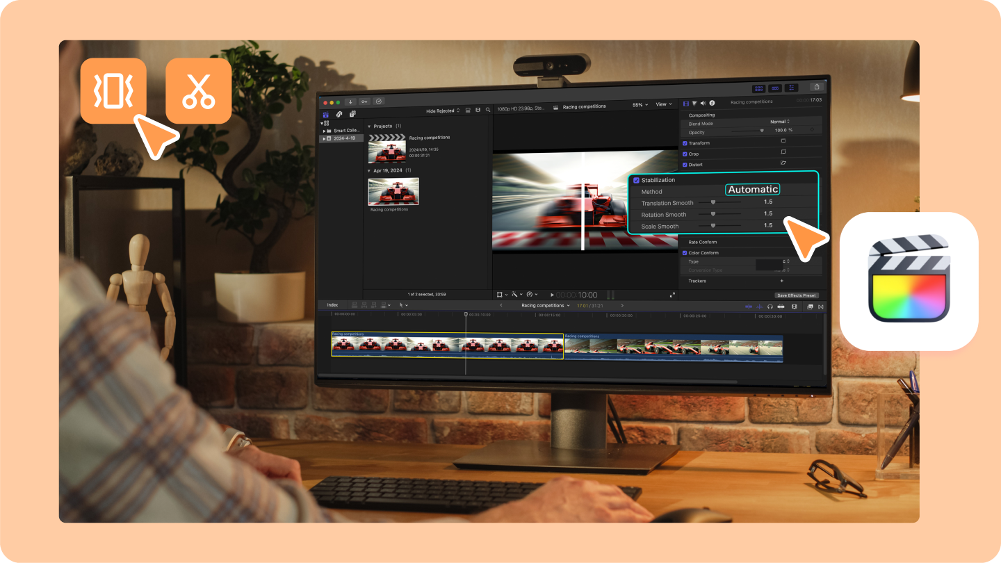 Final Cut Pro -stabilisaattori