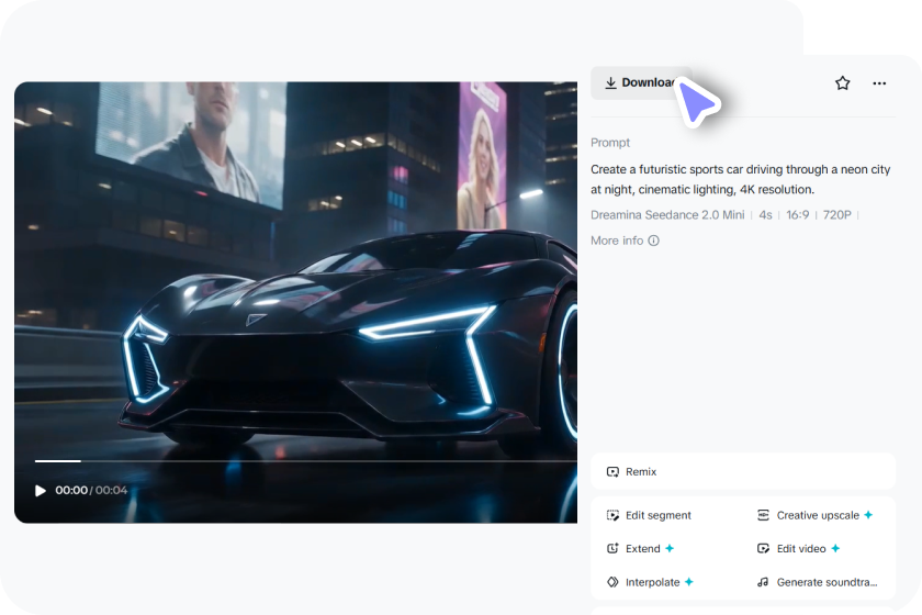 Preview flipped clips and export hd