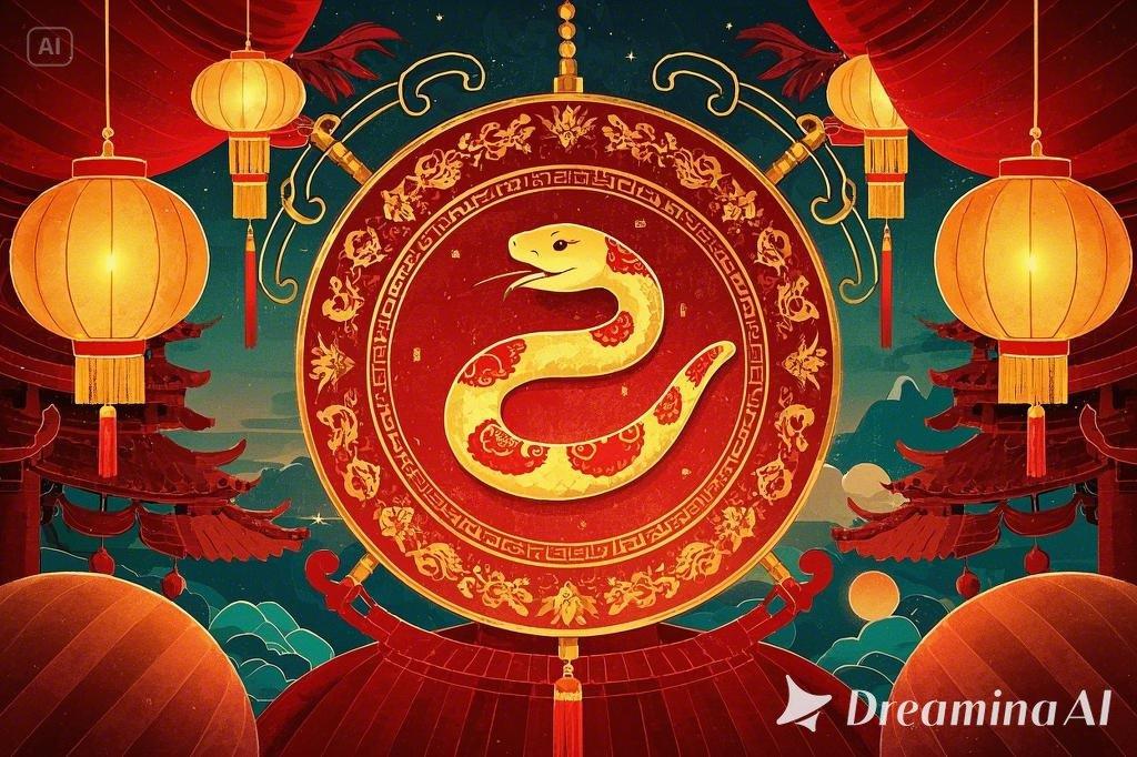 Lunar new year poster