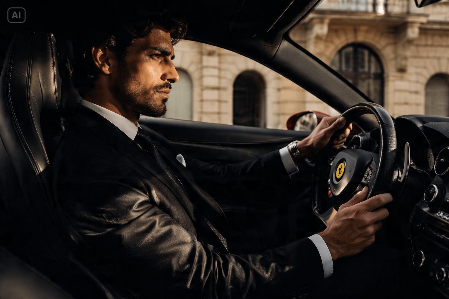 Servizio fotografico di lusso Ferrari Vogue