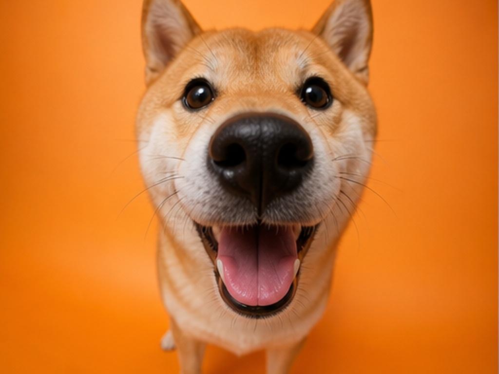 Fisheye Pet Photo AI Prompts prompt example 1 - Shiba pastel portrait