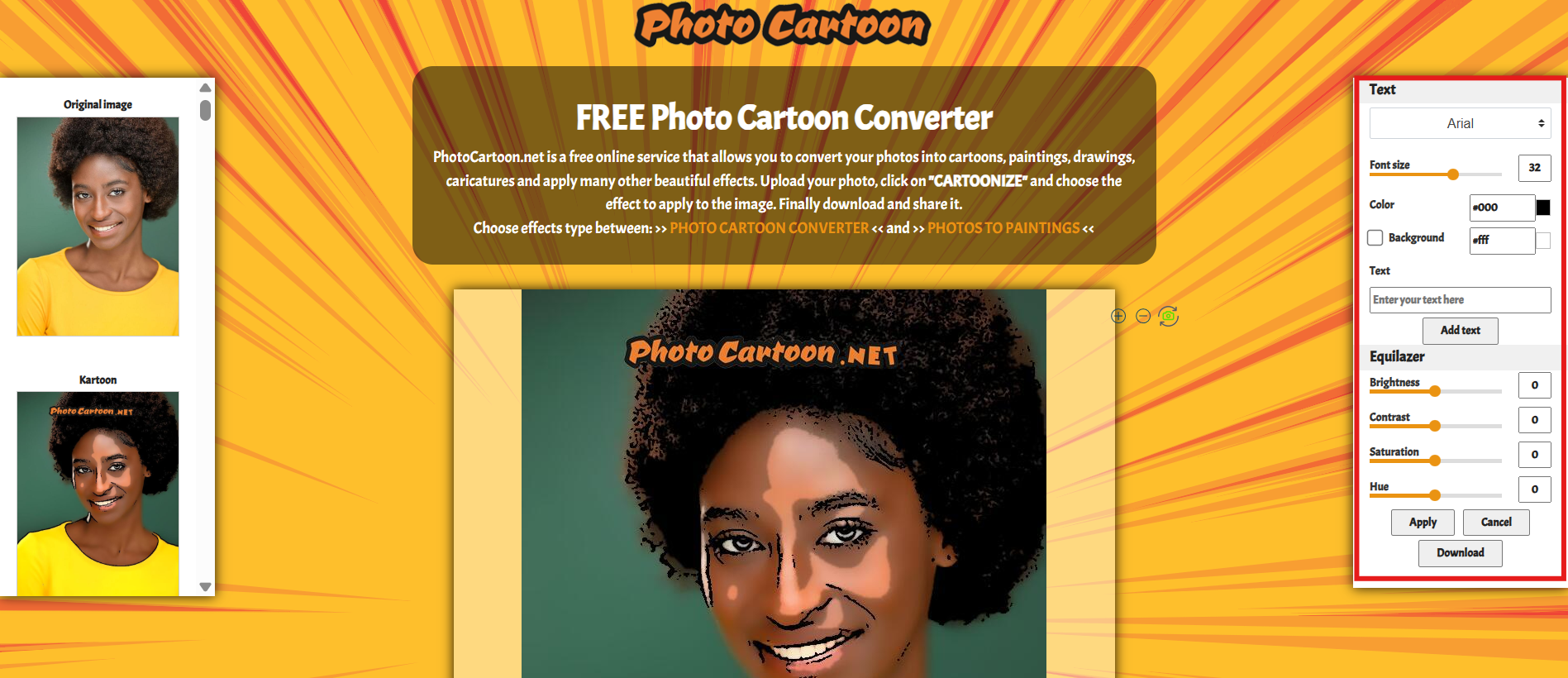 Edit the image