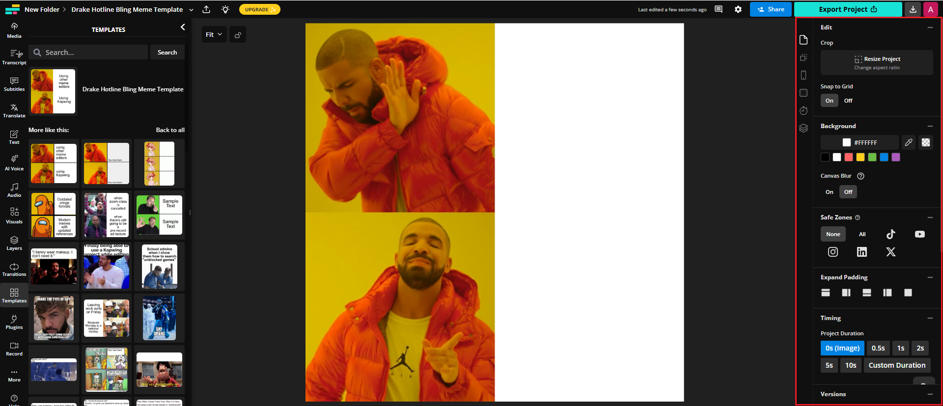 Meme-Hersteller Kapwing