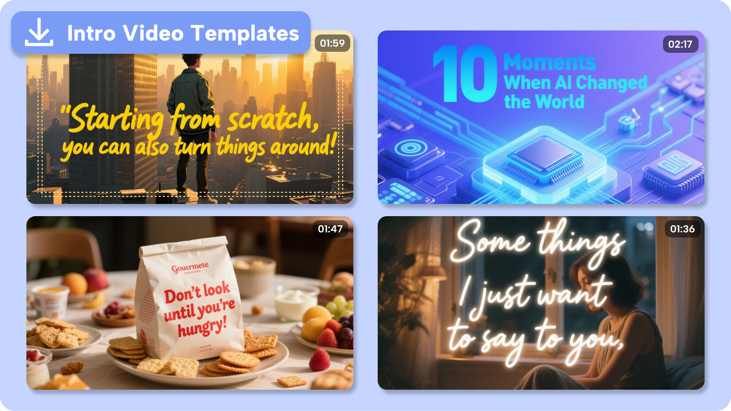 Top 5 Best Tools to Download Free Intro Templates