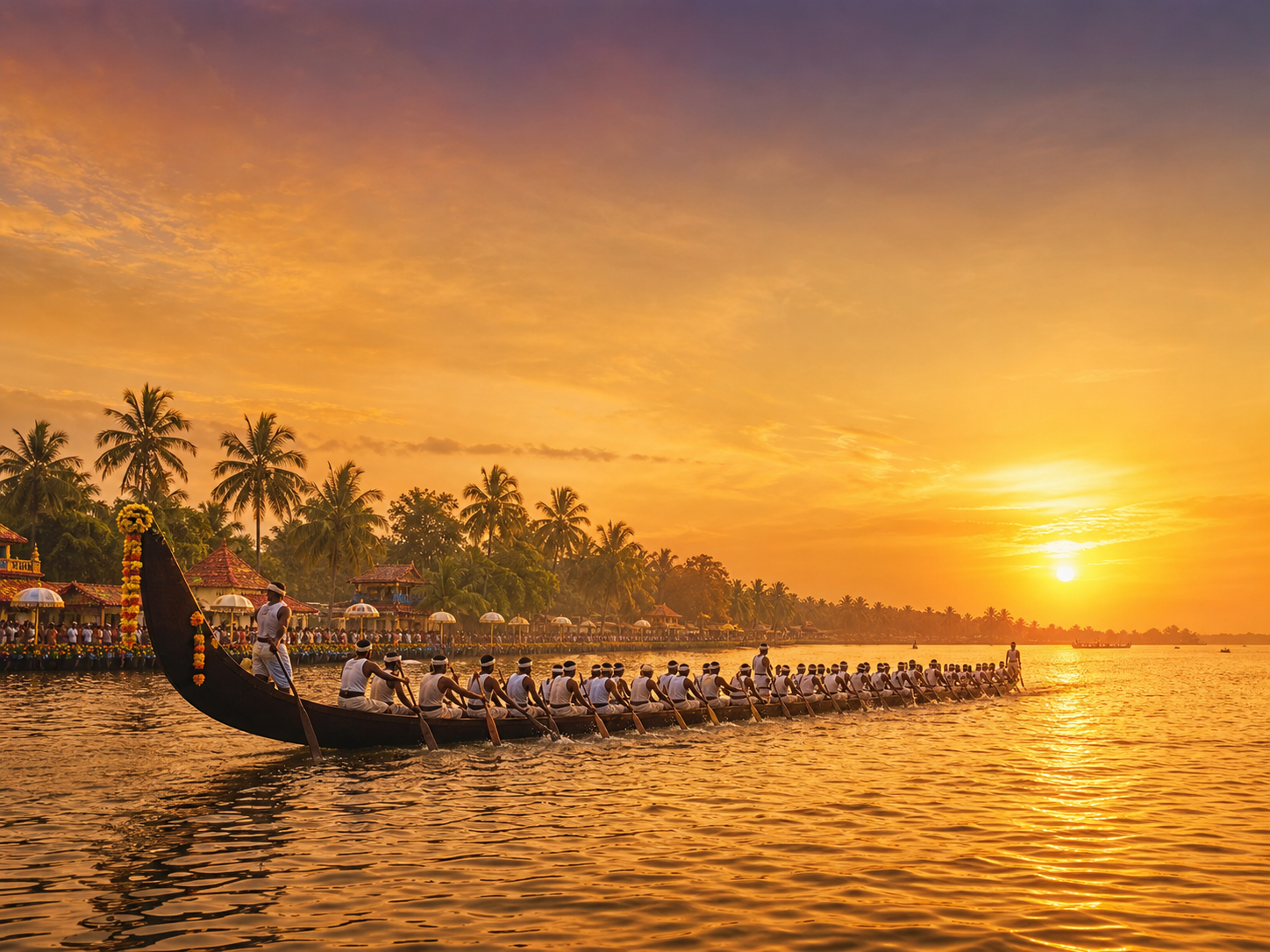 Snake Boat Race Poster esempio di prompt 2