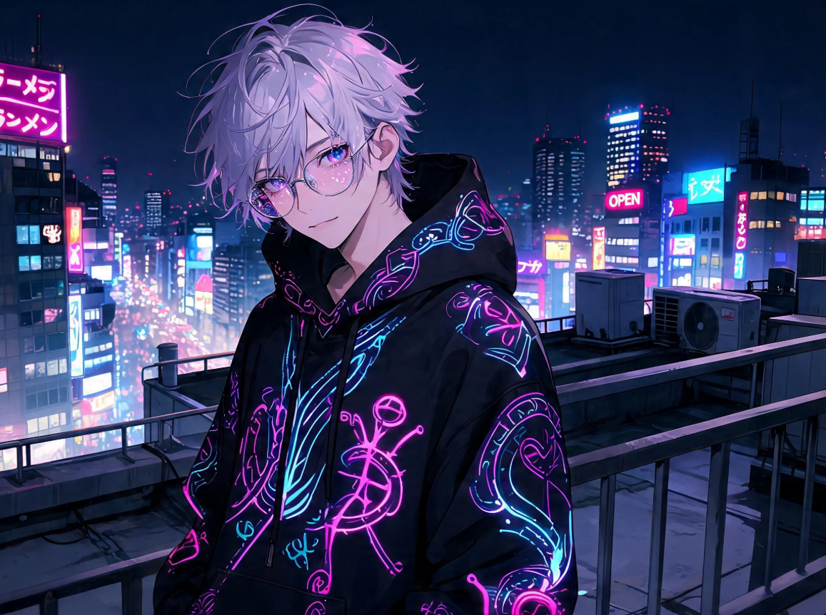 Prompt for an Urban Streetwear Anime Wizard