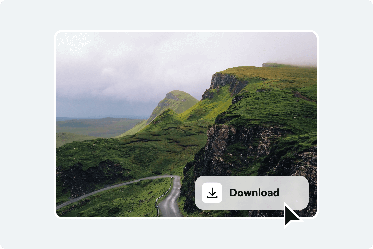 Afbeelding downloaden van de fotokleurcorrectie tool