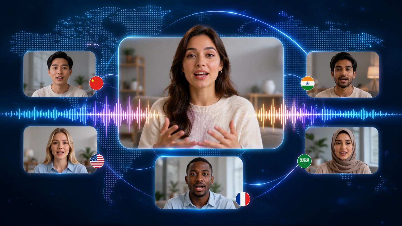 AI video translation with lip sync 16:9 Dreamina AI video hero image