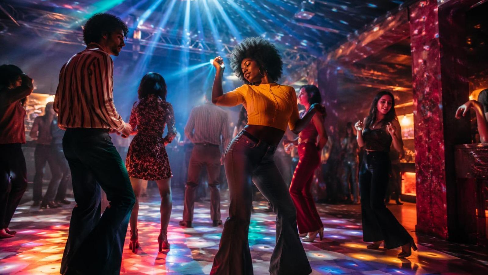 AI Disco Tanz Generator Held Hintergrund in 16: 9