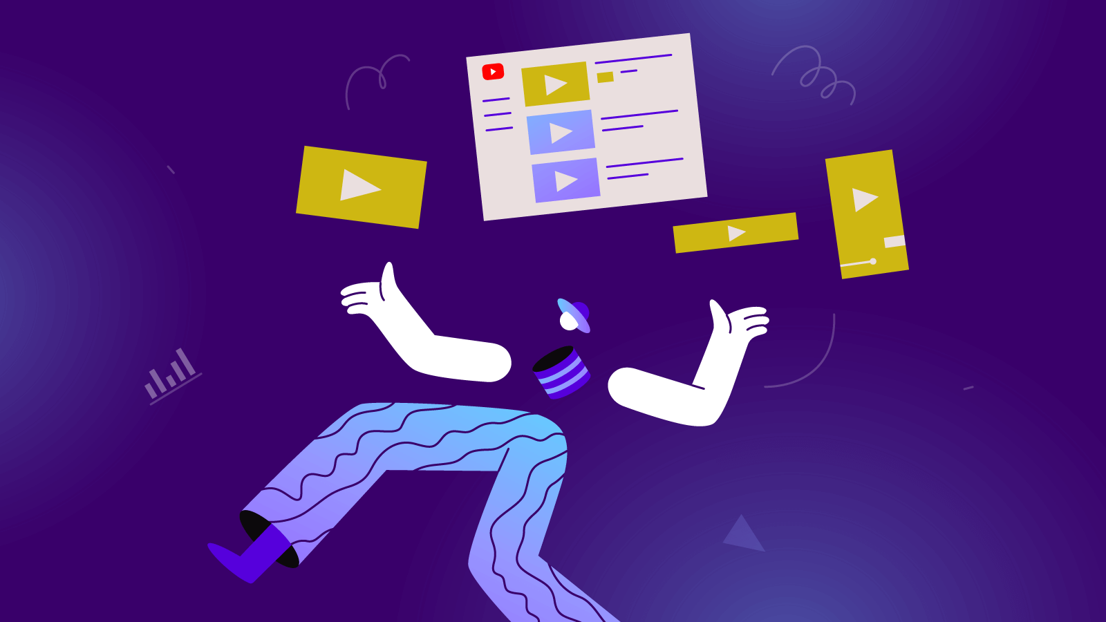 Interfejs banerów reklamowych wideo