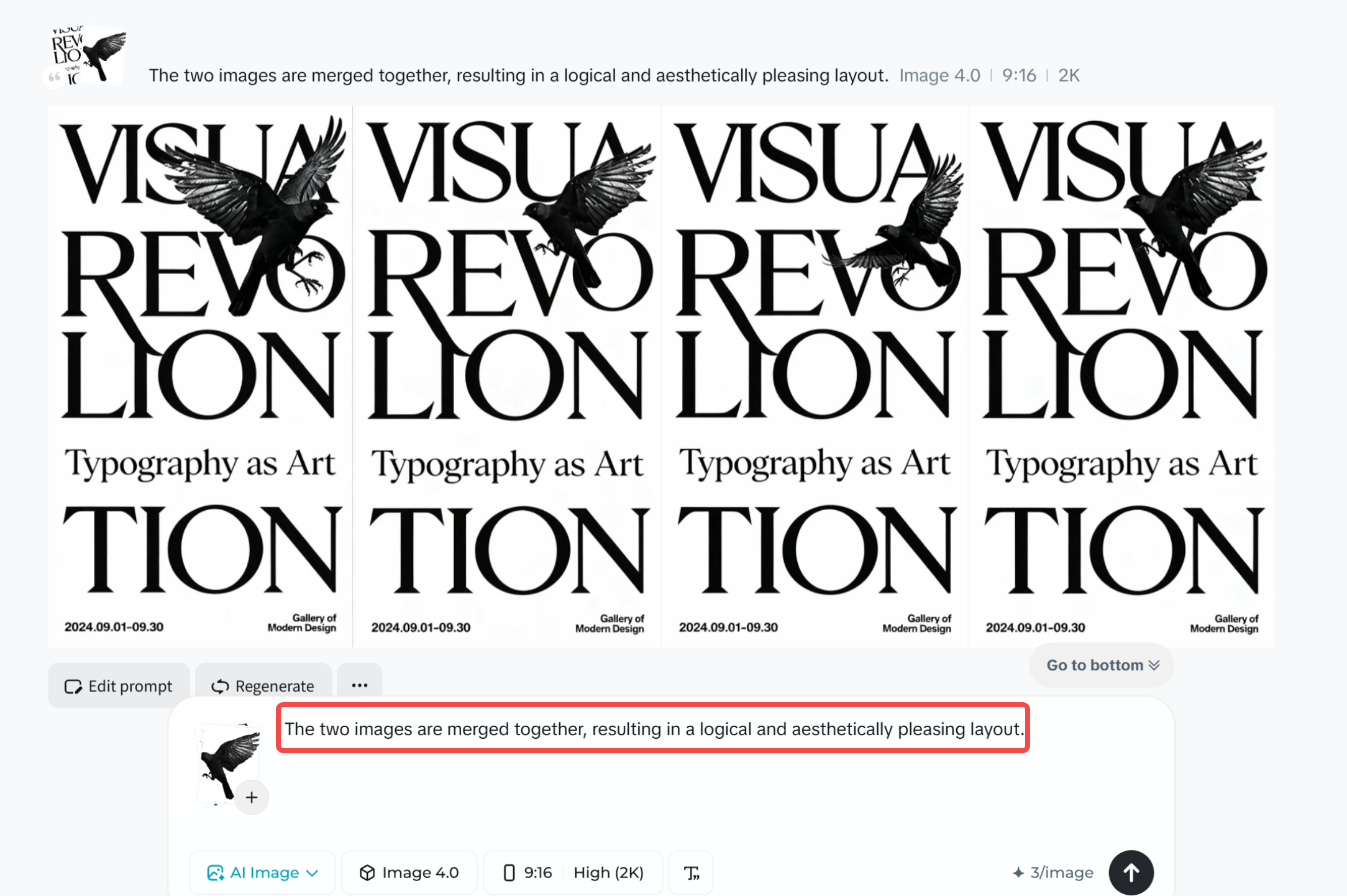 Ferramentas de IA Dreamina que aprimoram cartazes de tipografia: fusão multi-imagem