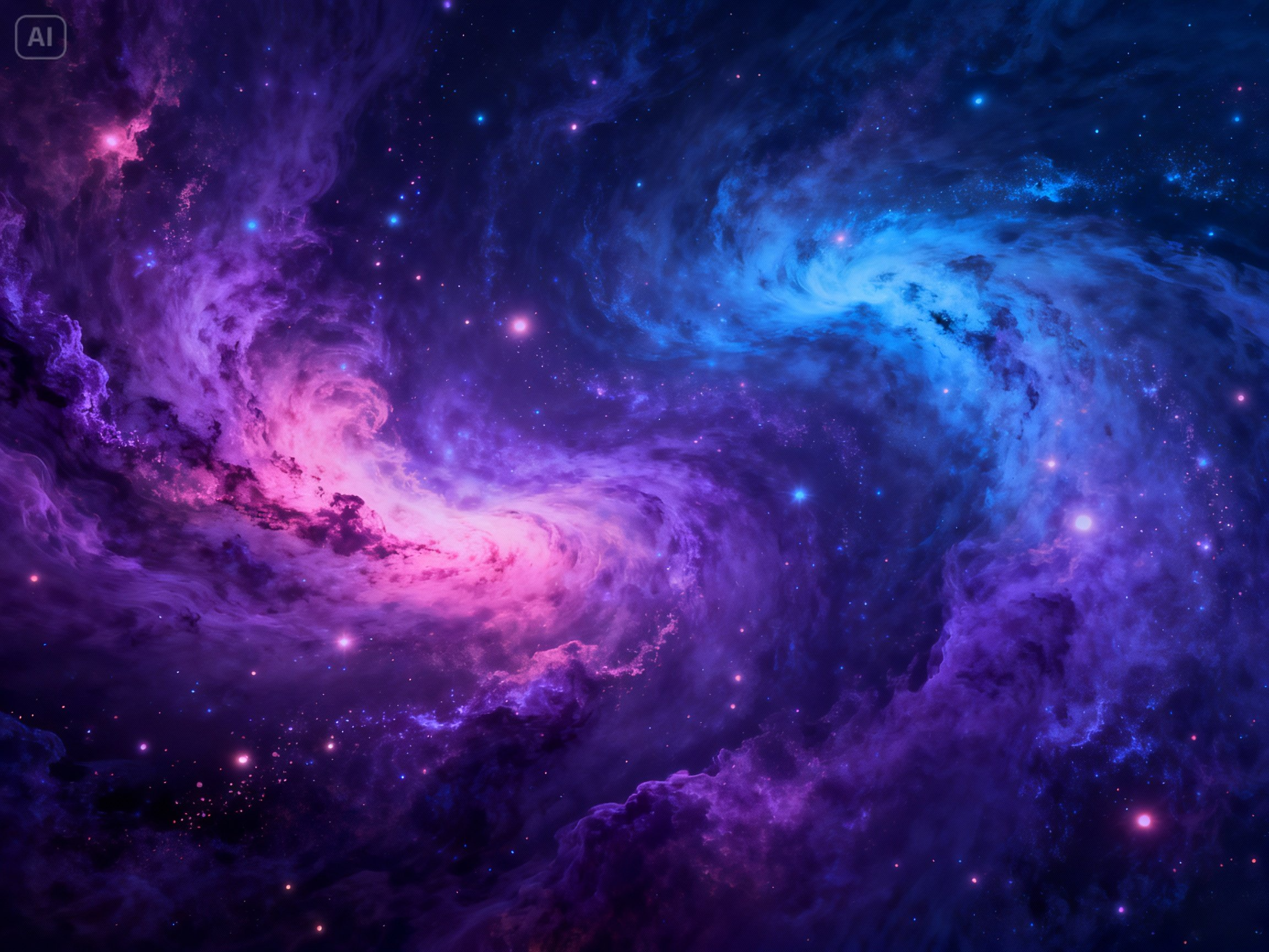 Cosmic abstract nebula