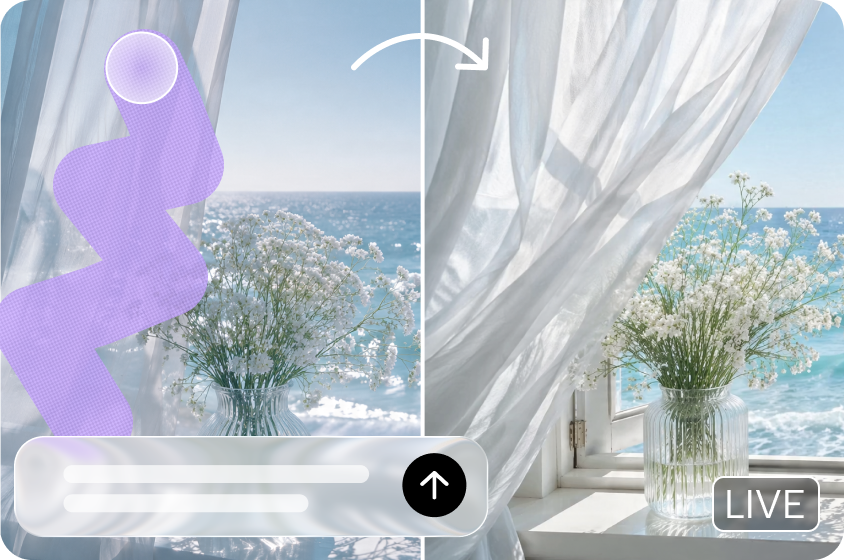 Bring an immersive feeling to images