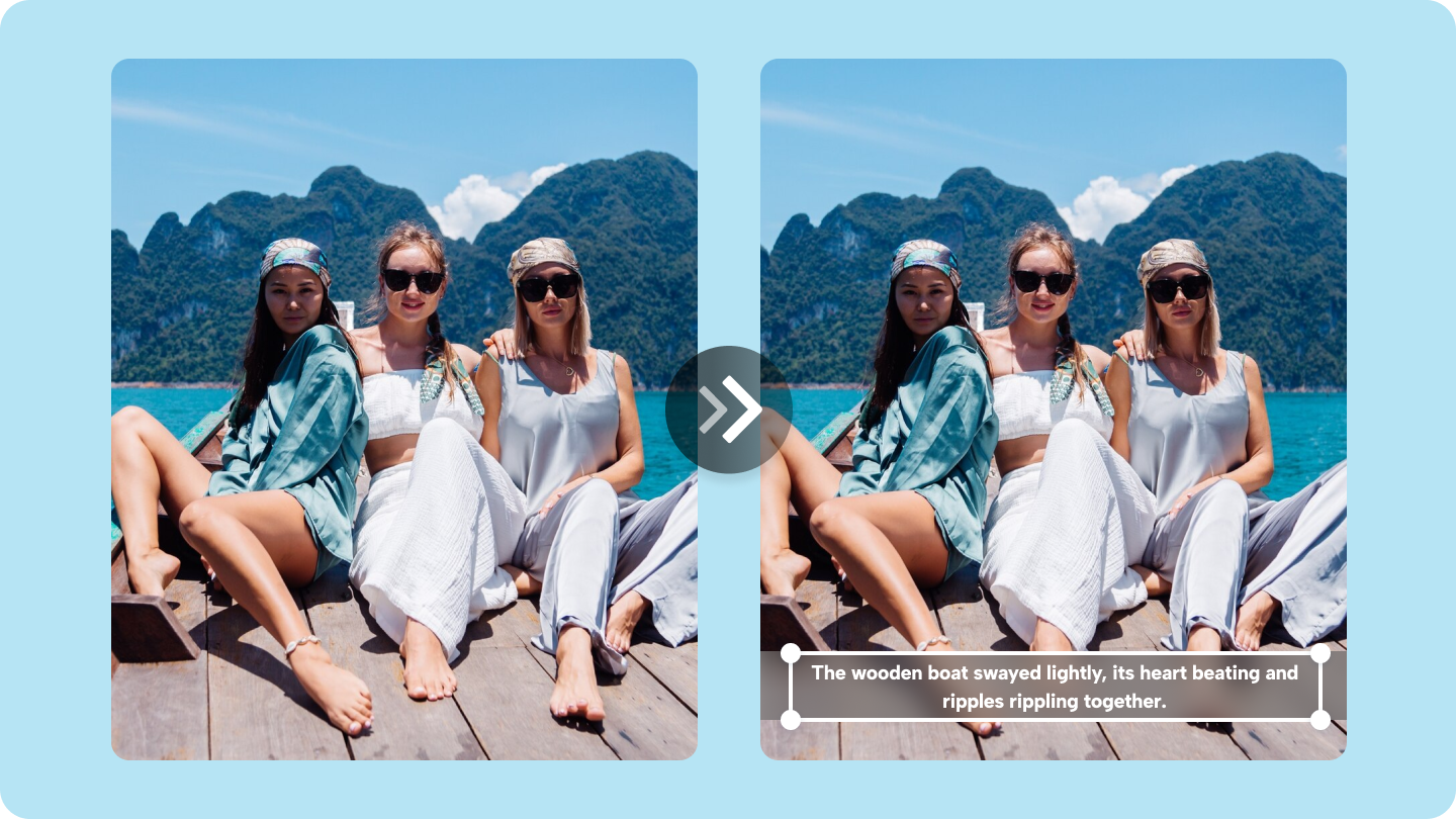 Adicionar legenda à foto online