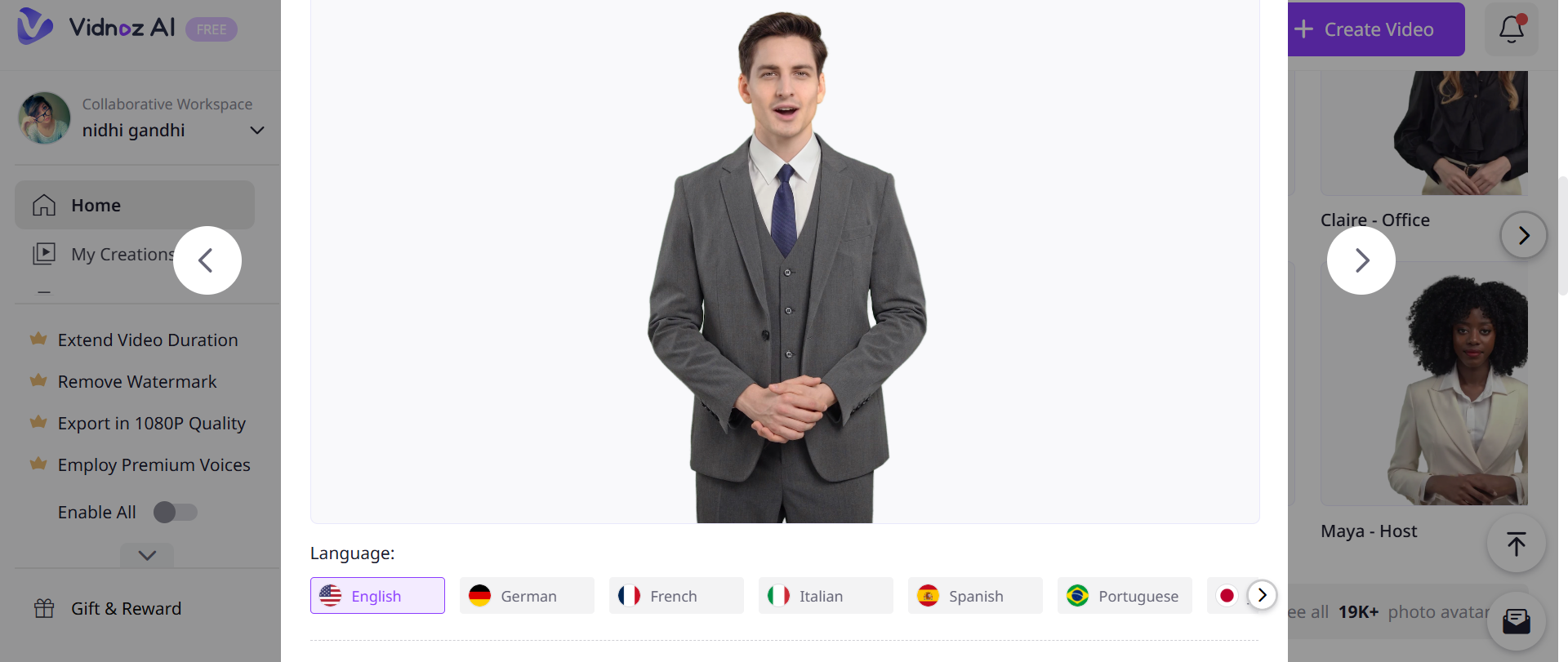 Vidnoz AI