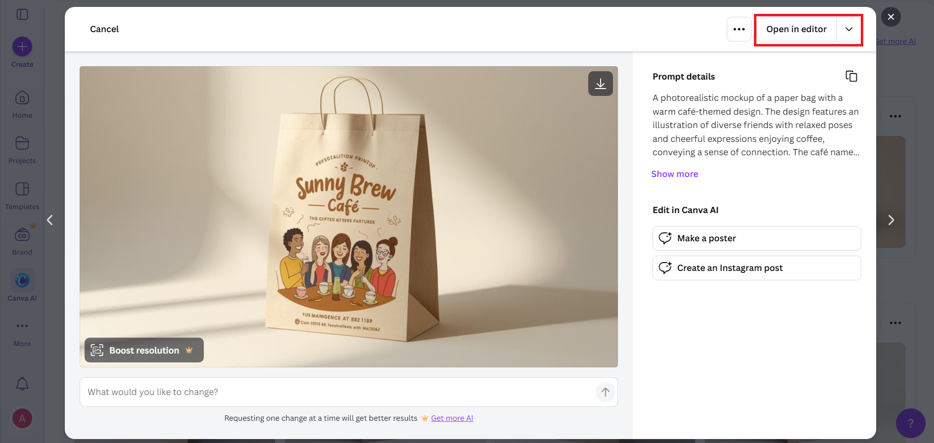 Look at the several mockups and pick the best one.