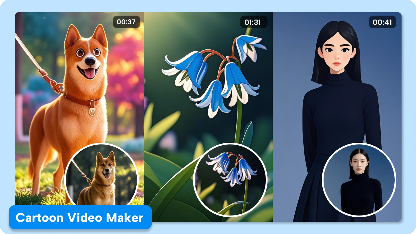 Application de création de vidéos de dessins animés