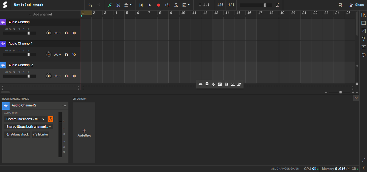 Interface of Veed.io - another best tool for voice changing online