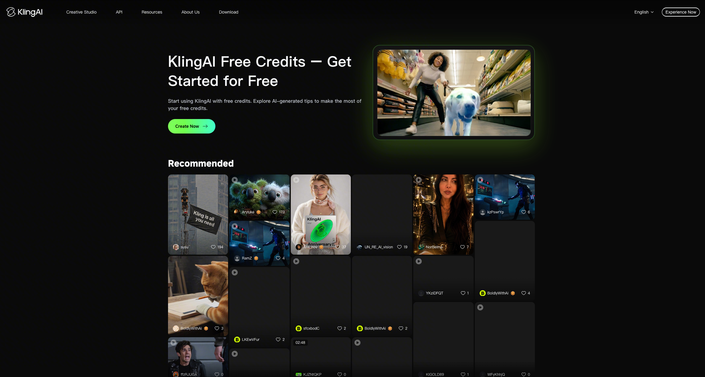 3. Kling AI: ideale per esperimenti di animazione fotografica pesanti in movimento