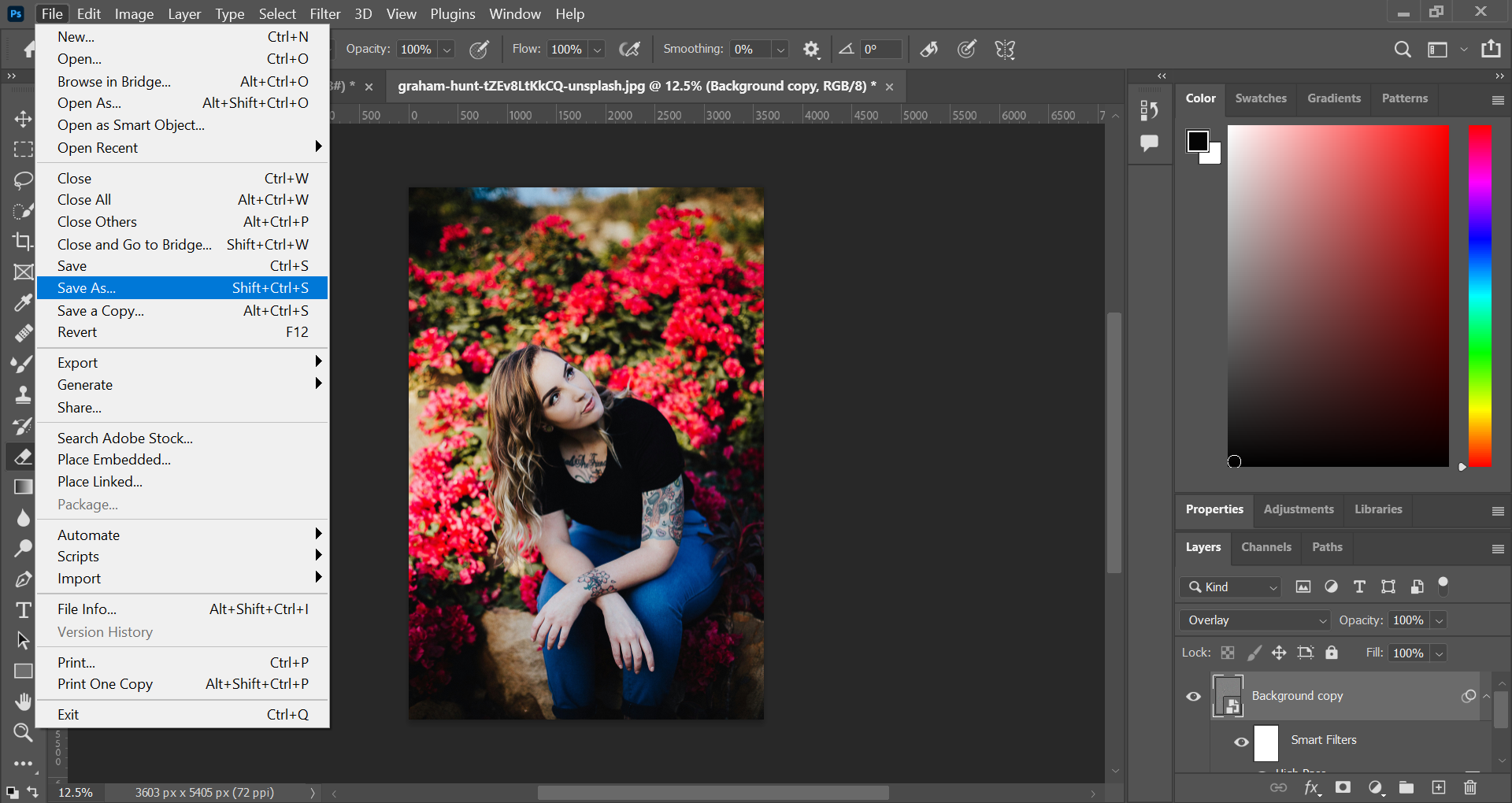 Wie man in Photoshop schärft und speichert