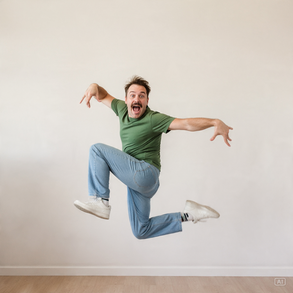 Silly dance meme image generated by Pippit