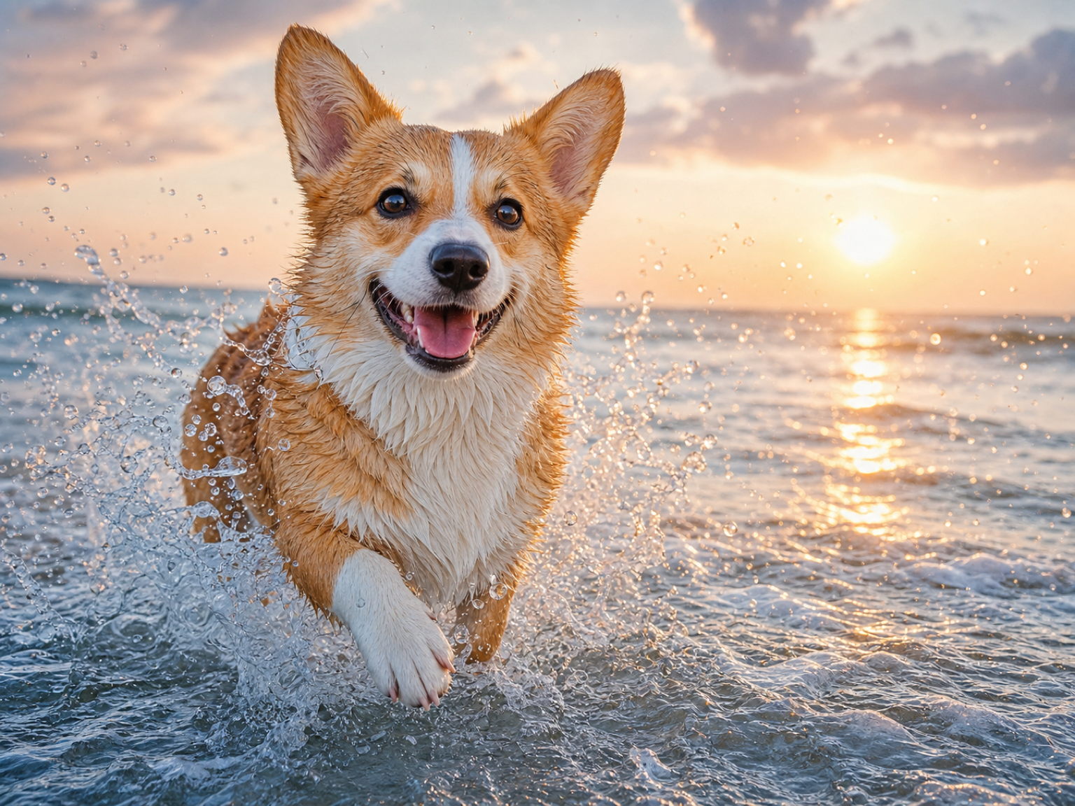 Azione sulla spiaggia di Corgi