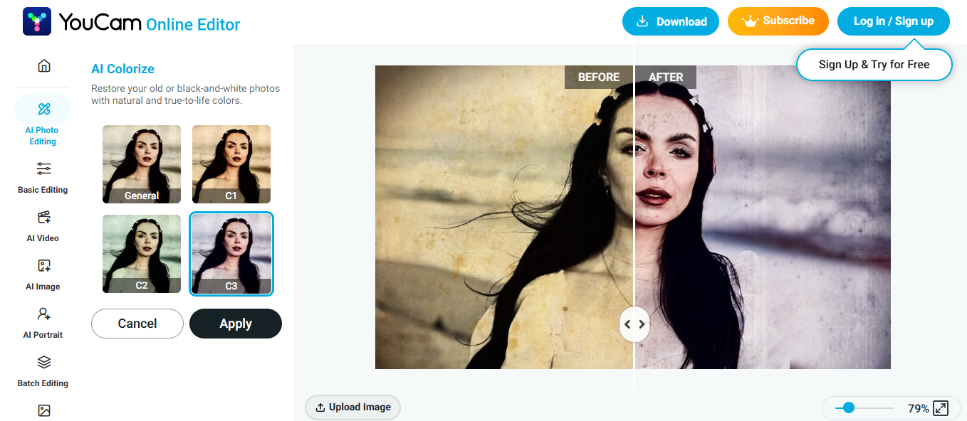 YouCam Online-Editor